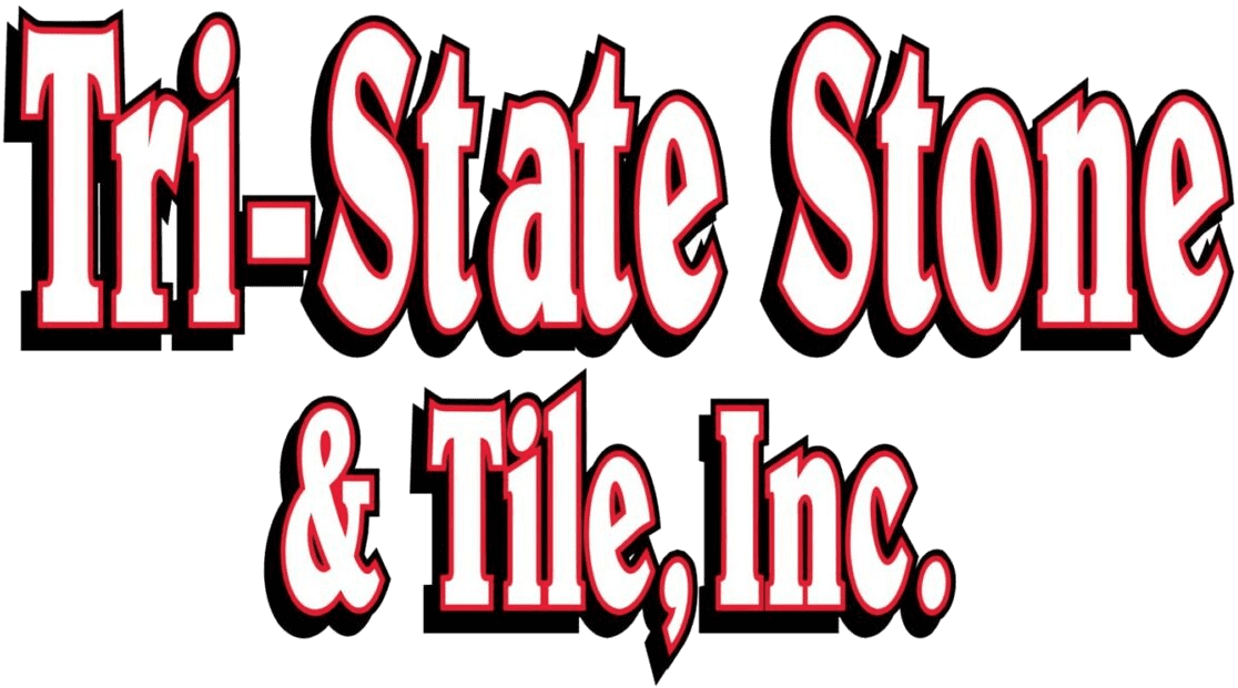A green background with the words " state street & tile, inc."